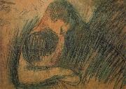 Edvard Munch Leech oil